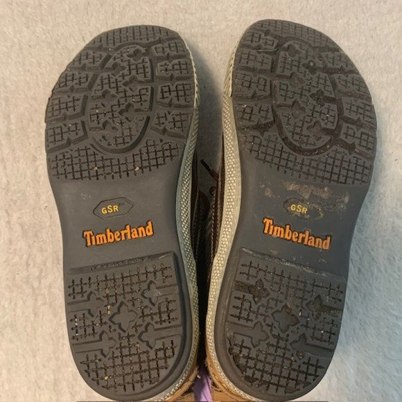 Timberland Anti-Fatigue Smart Wool Mens Brown Leather Plaid Hi Cut Shoes Sz 8.5M main image 7